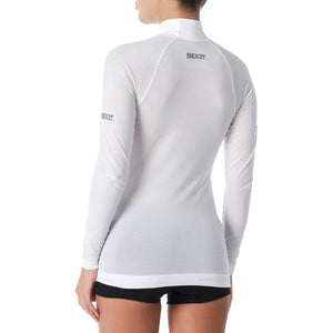Maglia leggera a maniche lunghe con lupetto