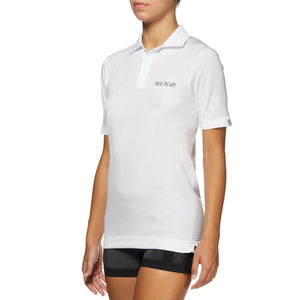 Breathable short-sleeve polo