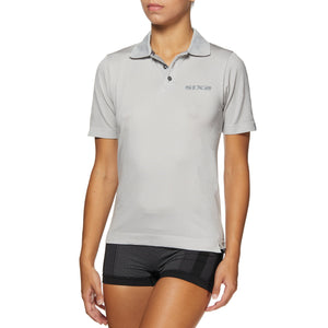 Breathable short-sleeve polo