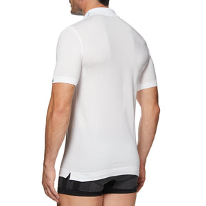 Breathable short-sleeve polo