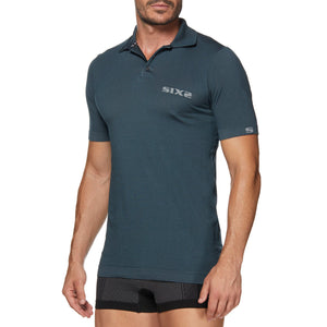 Breathable short-sleeve polo