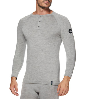 Merino wool Henley shirt