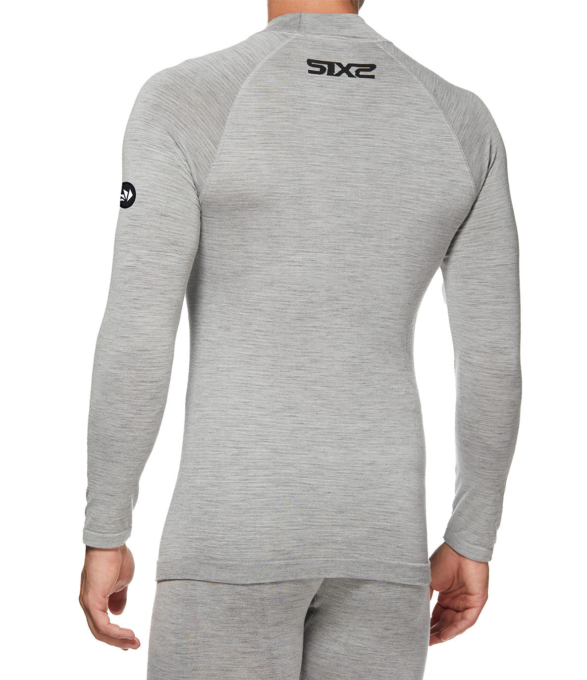 Merino Wool Long Sleeve Mock Turtleneck Jersey - TS3 MERINOS
