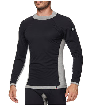 Merino wool windproof long-sleeve shirt