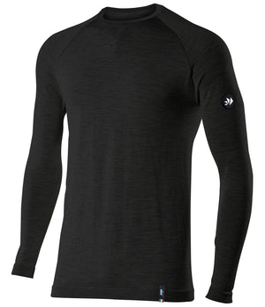 Merino wool long-sleeve shirt