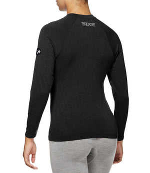 Merino wool long-sleeve shirt