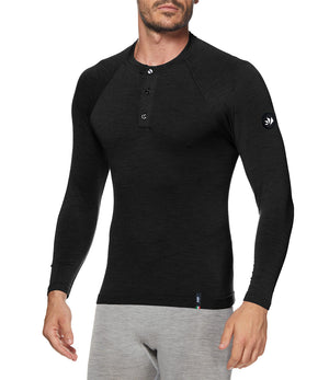 Merino wool Henley shirt