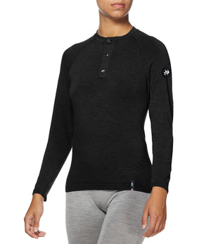 Merino wool Henley shirt