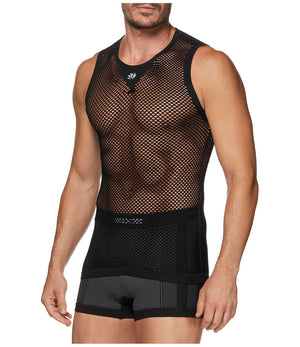 Lightweight sleeveless mesh