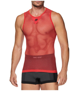 Lightweight sleeveless mesh