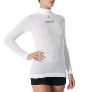 Lightweight long-sleeve mock neck