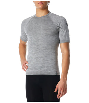 Merino wool short-sleeve shirt