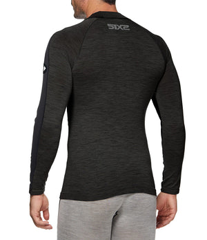 Merino wool windproof long-sleeve shirt