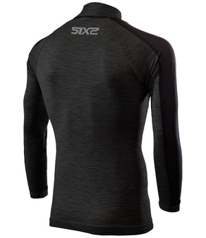 Merino wool windproof long-sleeve shirt