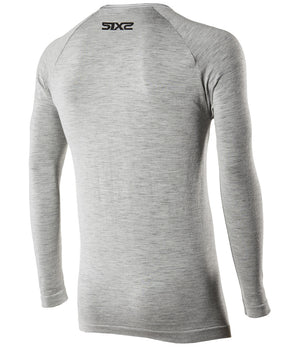 Merino wool long-sleeve shirt