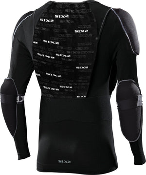 Long-sleeve protective base layer with removable protectors