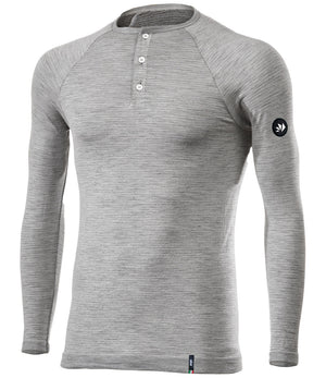 Merino wool Henley shirt