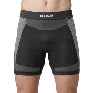 Lightweight motorcycle base layer pants with protective pad