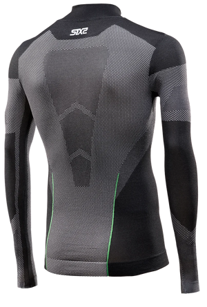 Lightweight long-sleeve mock neck base layer