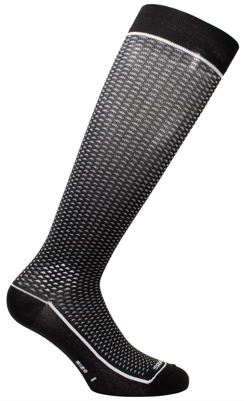 CSソックスS ロング　ブラック✖️2 Lightweight knee-high socks – SIXS