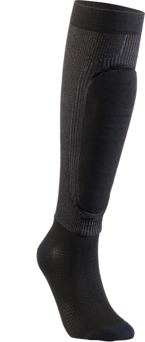 Technical socks with removable shin protection