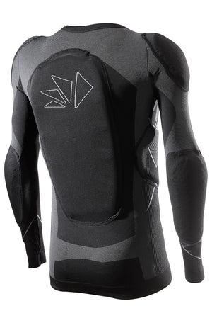 Maglia tecnica a maniche lunghe con protezioni rimovibili