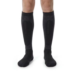 Technical socks with removable shin protection