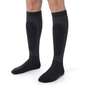 Technical socks with removable shin protection