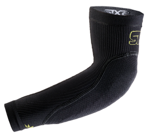 Technical elbow guards with removable protections
