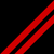 Black/Red Stripes