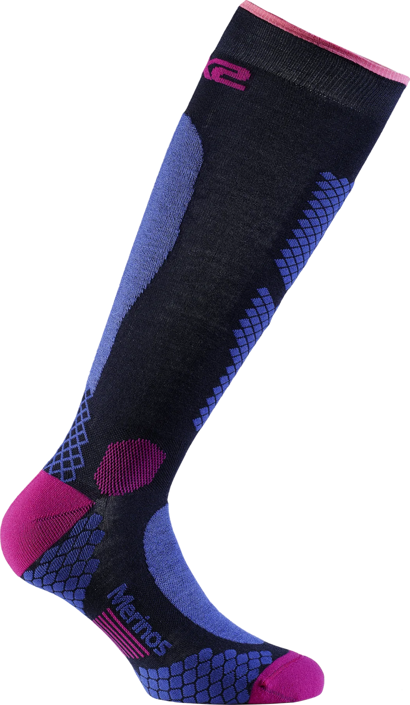 Merino wool ski knee-high socks