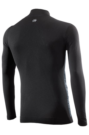 4-season windproof long-sleeve mock neck