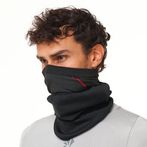 Scaldacollo antivento con interno caldo